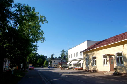 Lapinjärven kirkonkylää